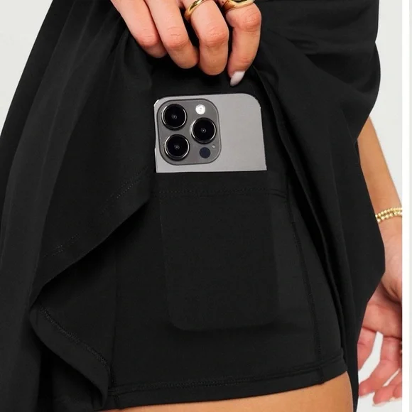 Fabletics Elegant Black Sleeveless Mini Dress - Picture 3 of 9